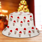 black bucket hat foldable design christmas gift