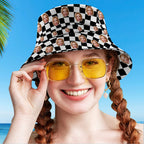 Custom Bucket Hat Double-Side-Wear Reversible Fashion Outdoors Sun Cap