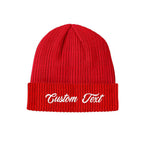 acrylic knitted hat custom text gift for best friend