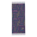 Custom Name Scarf Unisex Winter Scarf - 4 Colors