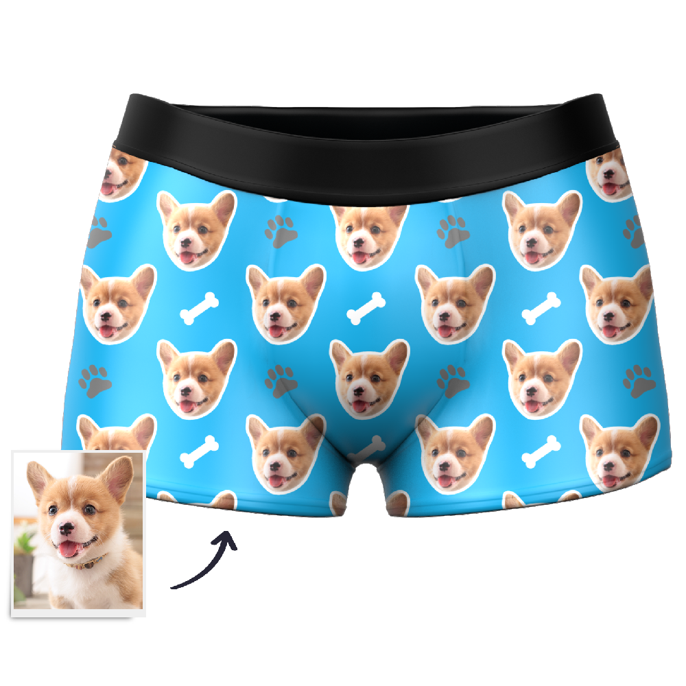 personalized face photo mens underwear funny romantic gift for boyfriend