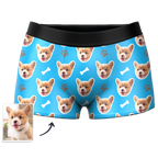 personalized face photo mens underwear funny romantic gift for boyfriend
