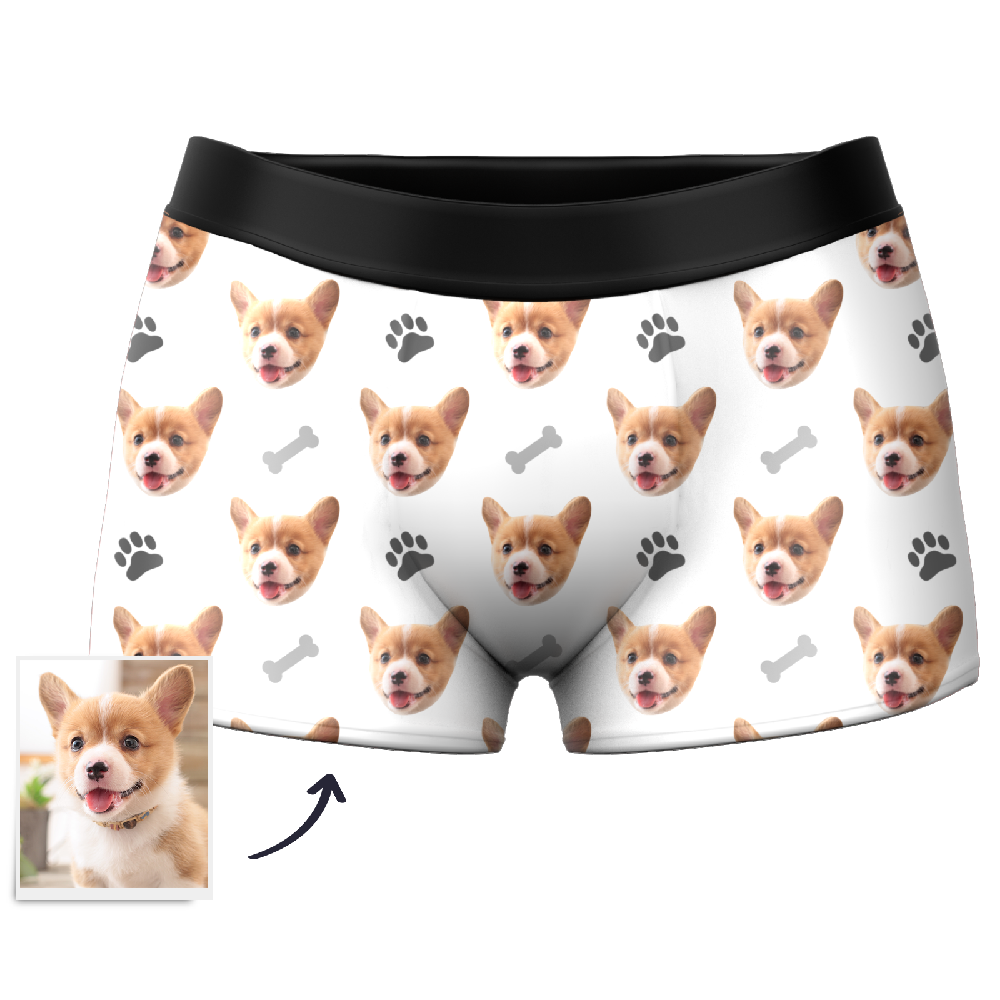 mens underwear personalized face photo funny romantic gift for boyfriend