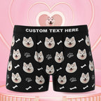 personalized face photo mens underwear soft stretch comfort gift for boyfriend