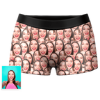 Face Mash - Custom Face Boxer Shorts