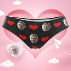 gifts for wife Valentine's Day Gift Heart - Custom Face Panties Underwear detail 1