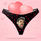 Sweet Heart - Women's Popular Custom Face Thong Pantie Underwear