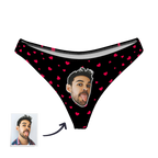Sweet Heart - Women's Popular Custom Face Thong Pantie Underwear