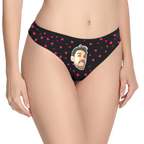 Sweet Heart - Women's Popular Custom Face Thong Pantie Underwear