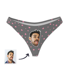 Sweet Heart - Women's Popular Custom Face Thong Pantie Underwear