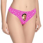 Sweet Heart - Women's Popular Custom Face Thong Pantie Underwear