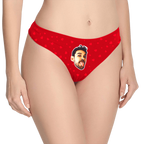 Sweet Heart - Women's Popular Custom Face Thong Pantie Underwear