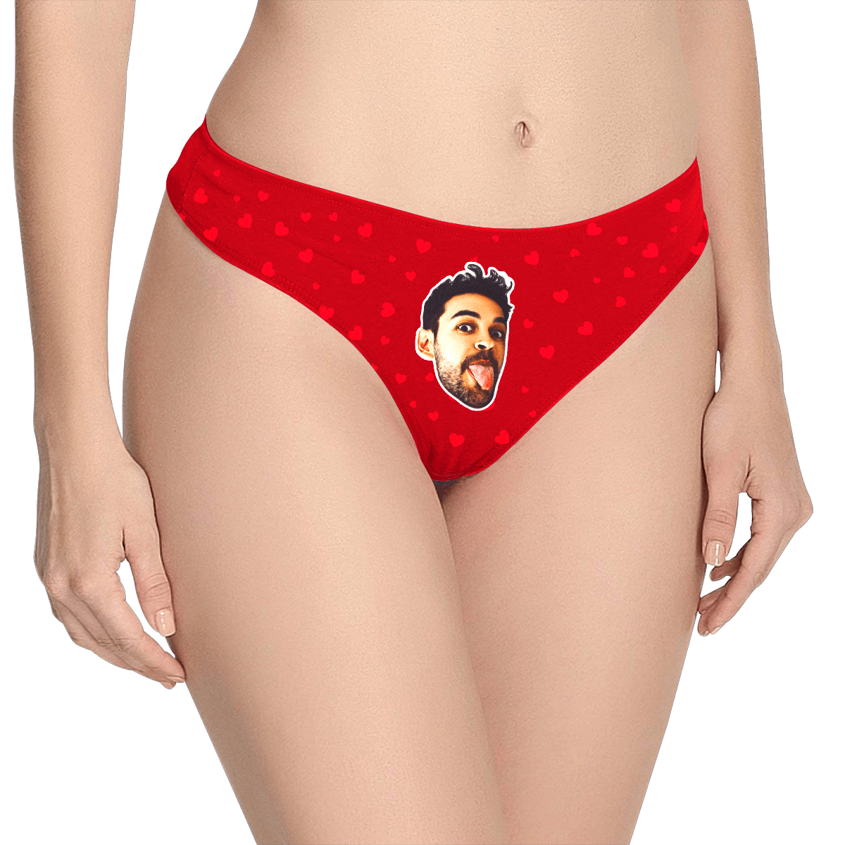 Sweet Heart - Women's Popular Custom Face Thong Pantie Underwear