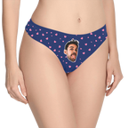 Sweet Heart - Women's Popular Custom Face Thong Pantie Underwear