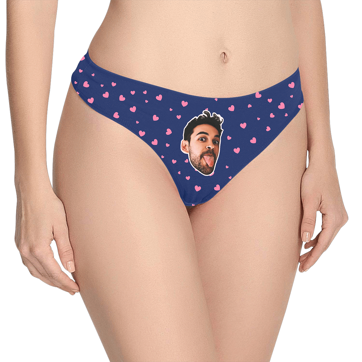 Sweet Heart - Women's Popular Custom Face Thong Pantie Underwear