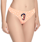 Sweet Heart - Women's Popular Custom Face Thong Pantie Underwear