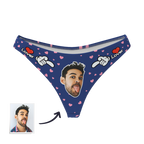 gifts for wife LOVER - WOMEN'S CUSTOM FACE THONG PANTIE UNDERWEAR detail 8