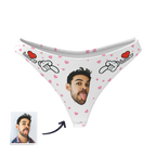gifts for wife LOVER - WOMEN'S CUSTOM FACE THONG PANTIE UNDERWEAR detail 9