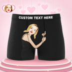 personalized photo boxer shorts hug inspired artwork gift for boyfriend