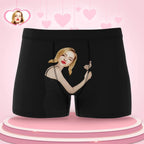 boxer shorts hug inspired artwork funny romantic gift for boyfriend