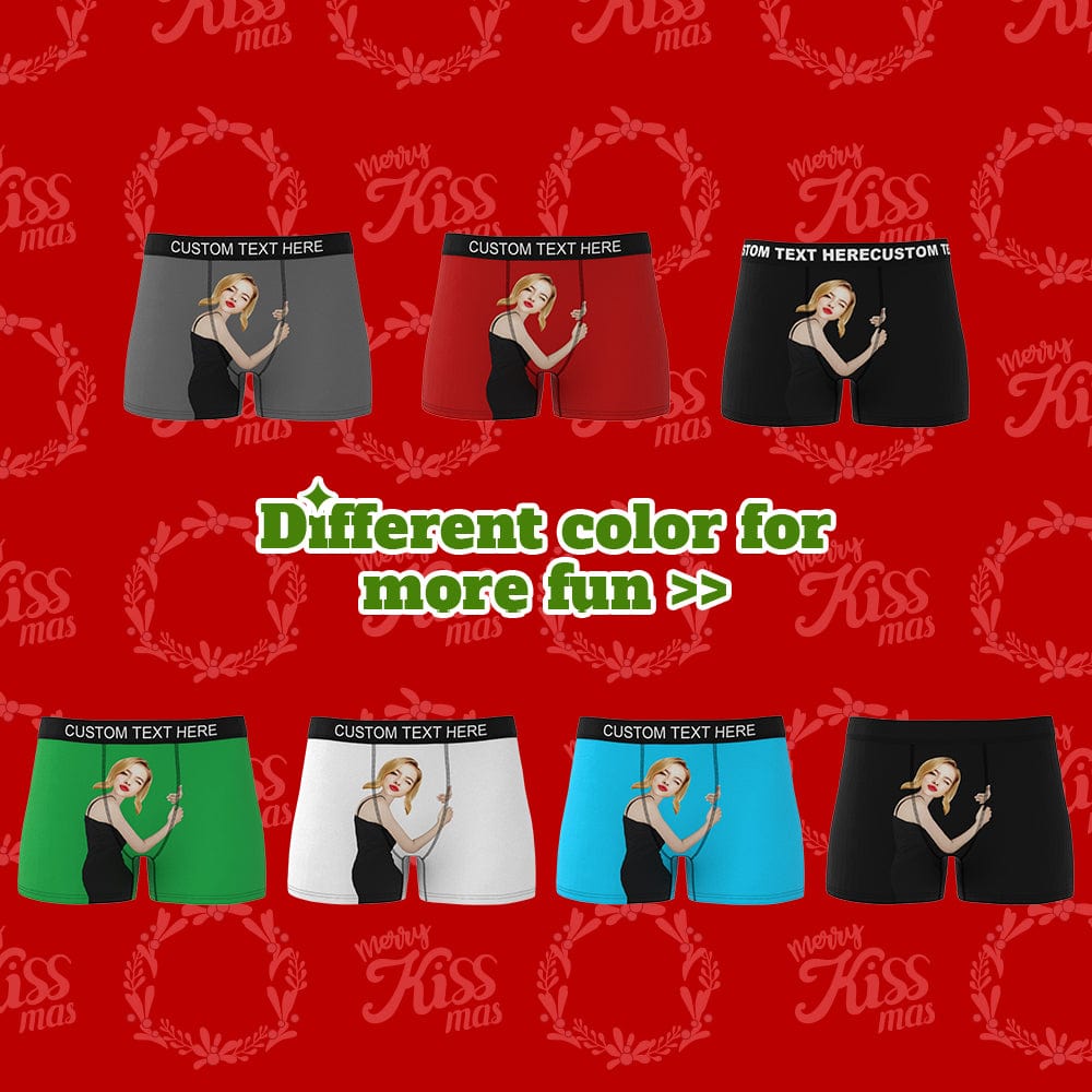 personalized boxer shorts custom design gift for boyfriend