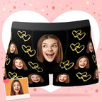 boxer shorts personalized face photo anniversary surprise gift for boyfriend