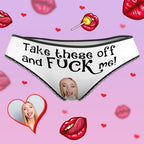 gifts for wife Eternal Love - Custom Decor - Panties Face Panties Personalized Valentines Day Gifts - gifts for wife - Christ