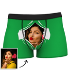 MEN'S FACE ON TEARING CUSTOM BOXER SHORTS