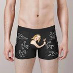 Personalize Face Boxer Custom Sexy Naughty Underwear Gifts for Him