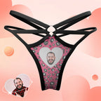 gifts for wife Love Her Always - Personalized Keepsake - Face Thong Leopard Prints Pink Funny Sexy Thongs Personalized Female