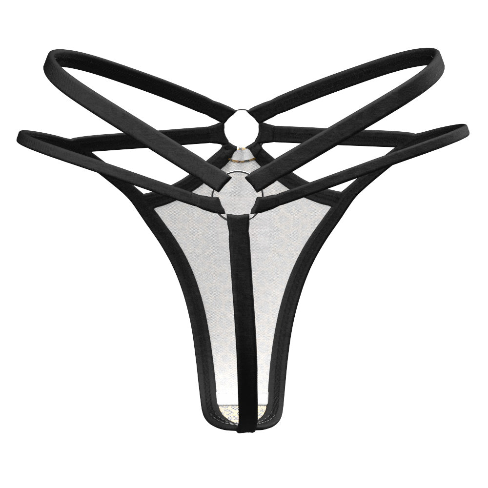 gifts for wife Love Her Always - Heartfelt Gift - Face Thong Leopard Zipper Face Funny Sexy Thongs Personalized Female Boxer