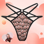 gifts for wife Eternal Love - Heartfelt Gift - Face Thong Boyfriend Multi Face Funny Sexy Photo Thongs - gifts for wife - Bir