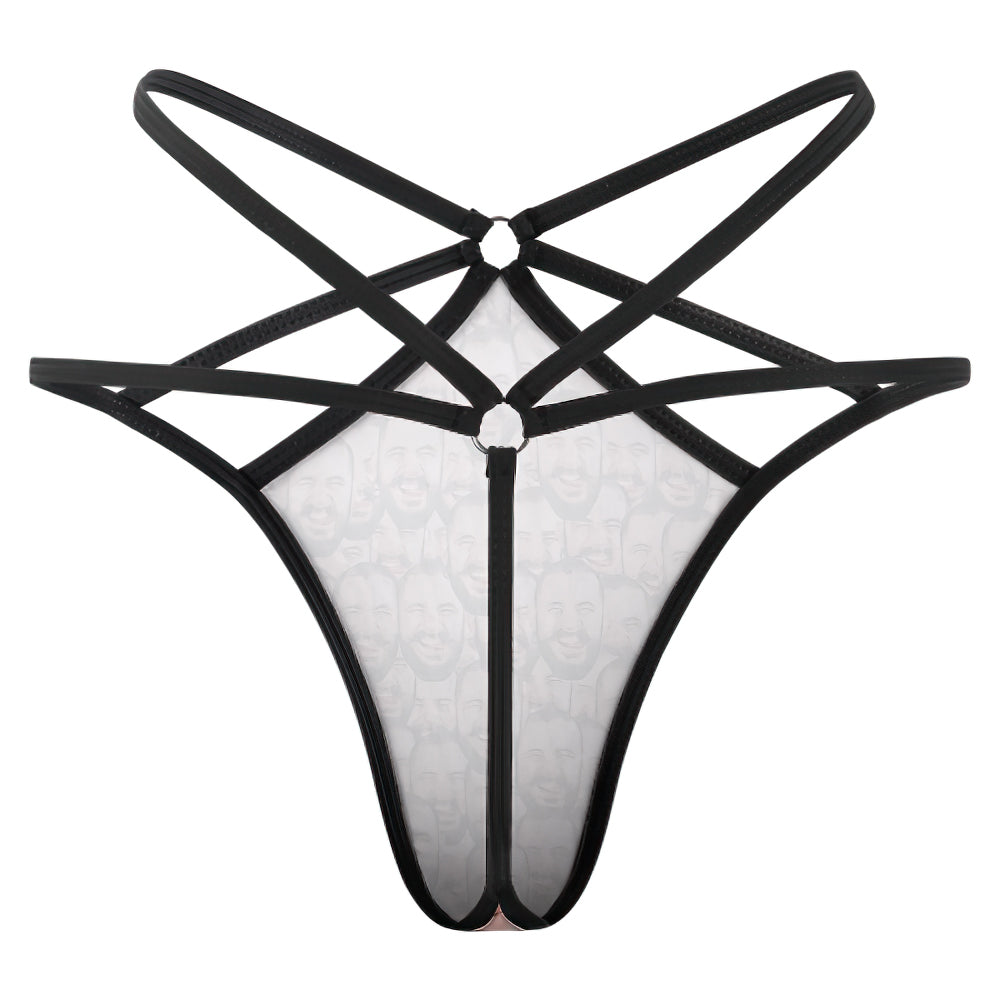 gifts for wife Eternal Love - Heartfelt Gift - Face Thong Boyfriend Multi Face Funny Sexy Photo Thongs - gifts for wife - Bir