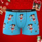 personalized face photo mens underwear gift for boyfriend