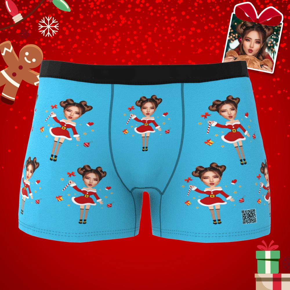 personalized face photo mens underwear custom design gift for boyfriend custom style