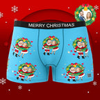 personalized face photo holiday surprise mens underwear gift for boyfriend