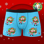 personalized face photo soft stretch comfort mens underwear gift for boyfriend custom style