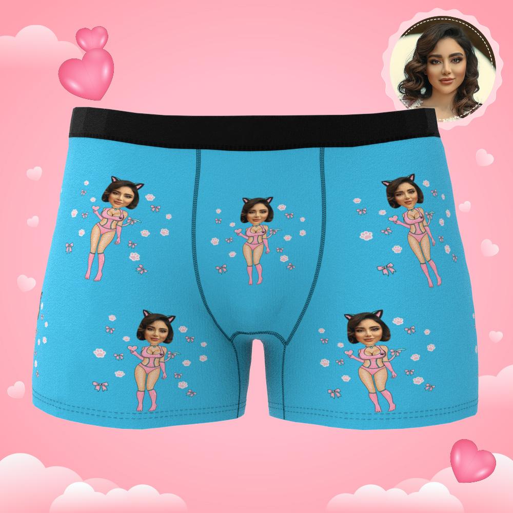 personalized photo soft stretch comfort mens underwear gift for boyfriend