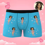 personalized photo soft stretch comfort mens underwear gift for boyfriend