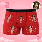 mens underwear personalized photo anniversary surprise gift for boyfriend
