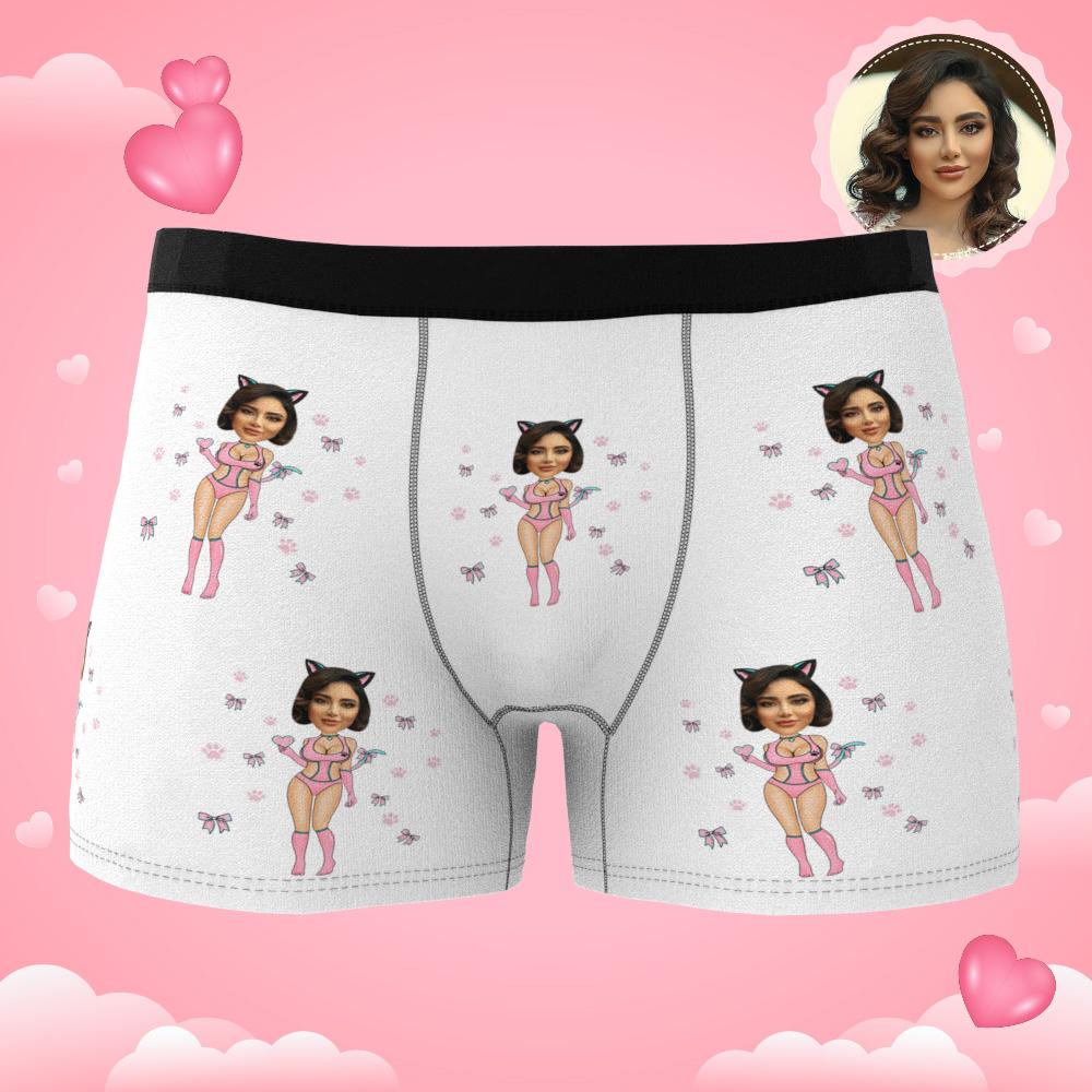 personalized photo mens underwear anniversary surprise gift for boyfriend