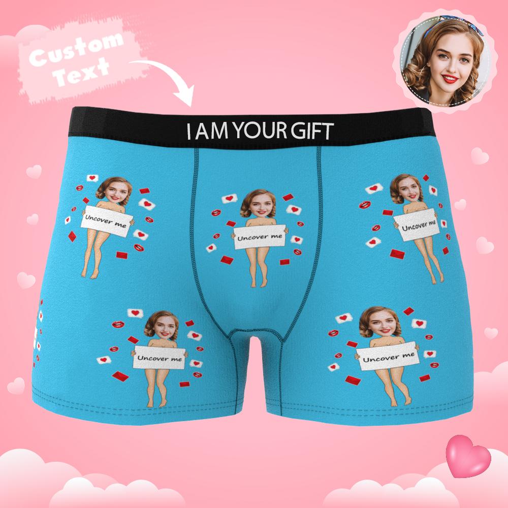 personalized photo mens underwear custom design gift for boyfriend