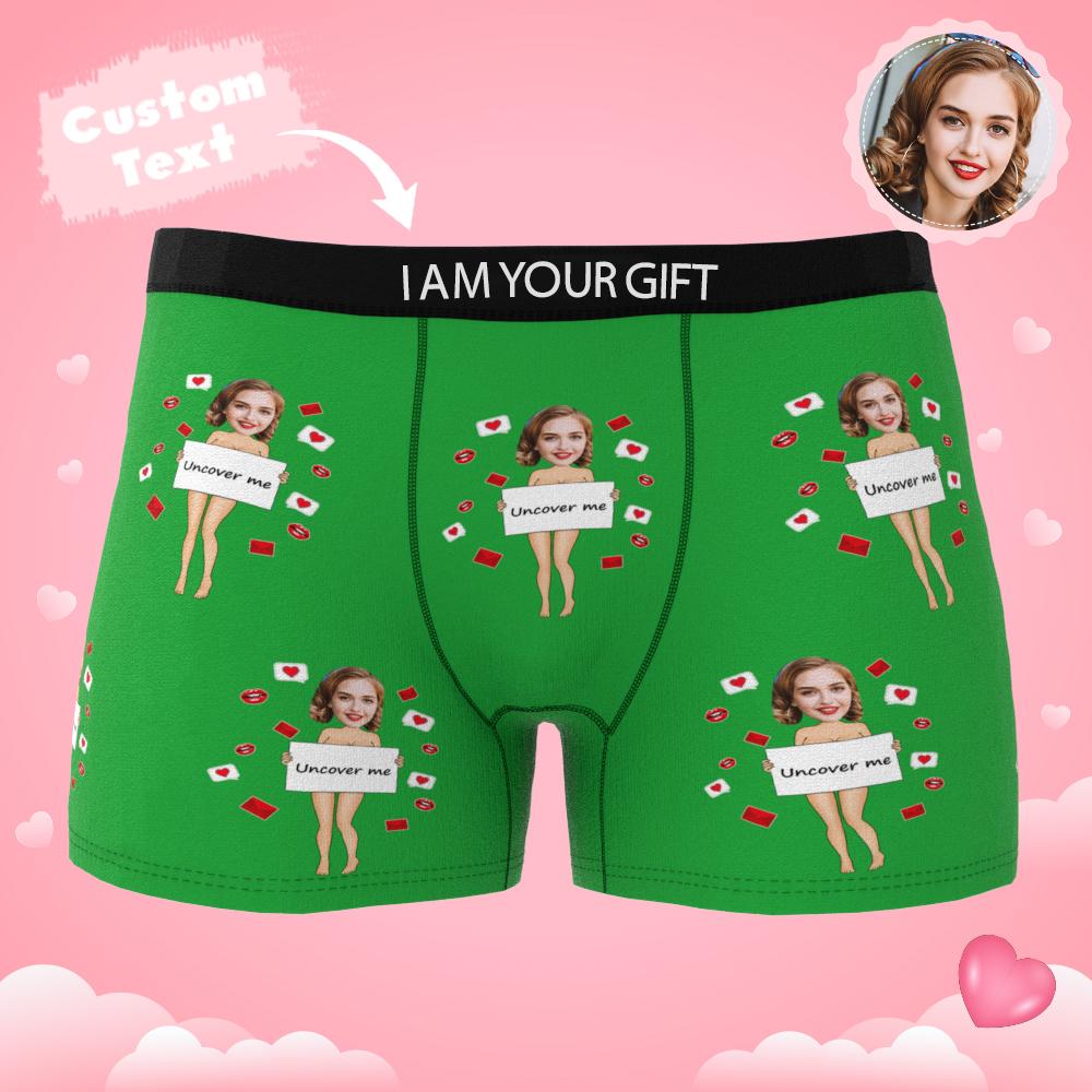 mens underwear personalized photo personal style gift for boyfriend