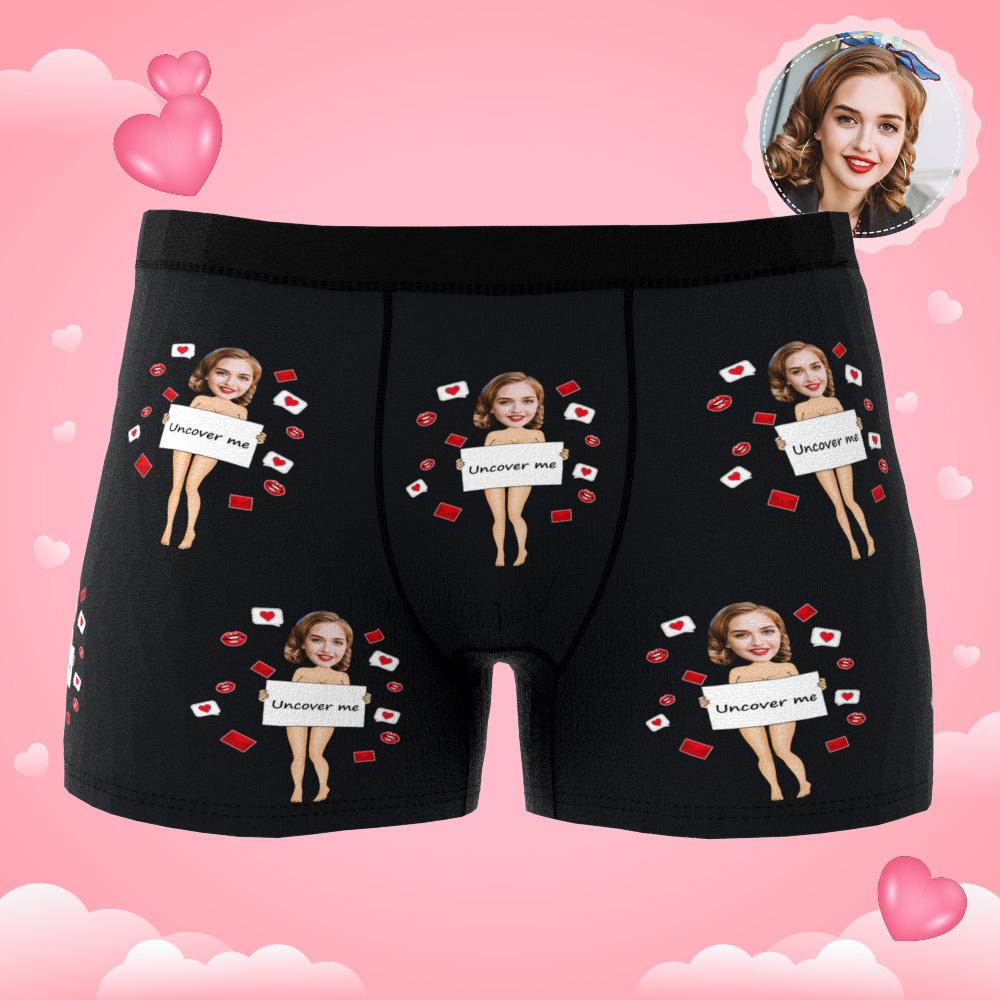 mens underwear soft stretch comfort anniversary surprise gift for boyfriend custom style
