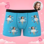 personalized photo soft stretch comfort mens underwear gift for boyfriend