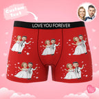 Custom Photo Boxer Double Wedding Underwear Men's Underwear Gift For Boyfriend AR View