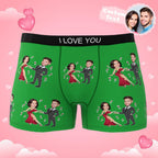 personalized face photo boxer briefs soft stretch comfort gift for boyfriend custom style