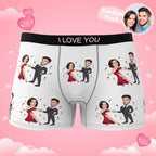 personalized face photo anniversary surprise boxer briefs gift for boyfriend