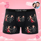 personalized face photo boxer briefs soft stretch comfort gift for boyfriend