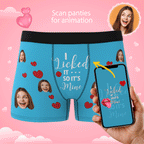 Custom Photo Boxer, Funny Face Boxer It's Mine AR View